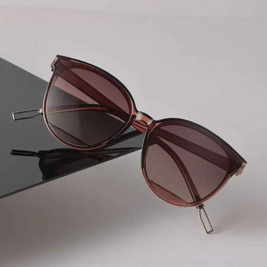 Big Cat Eye Sunglasses Women Men Vintage Fashion Female Male Mirror Clear Designer Eyewear Sexy Brand Black Sun Glasses