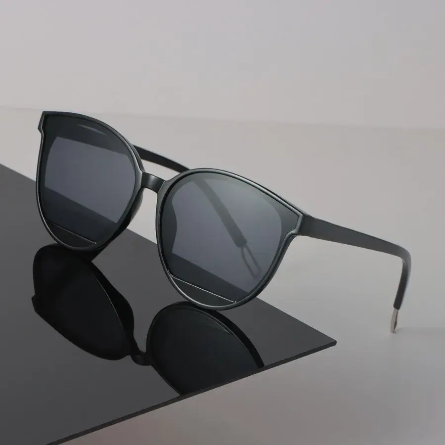 Big Cat Eye Sunglasses Women Men Vintage Fashion Female Male Mirror Clear Designer Eyewear Sexy Brand Black Sun Glasses