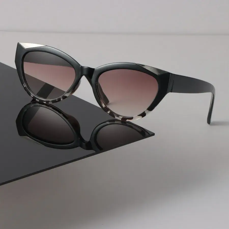 Luxury Cat Eye Sunglasses Women Men Cool Brand Designer Mirror Sun Glasses Female Male Gradient Colors Oculos De Sol