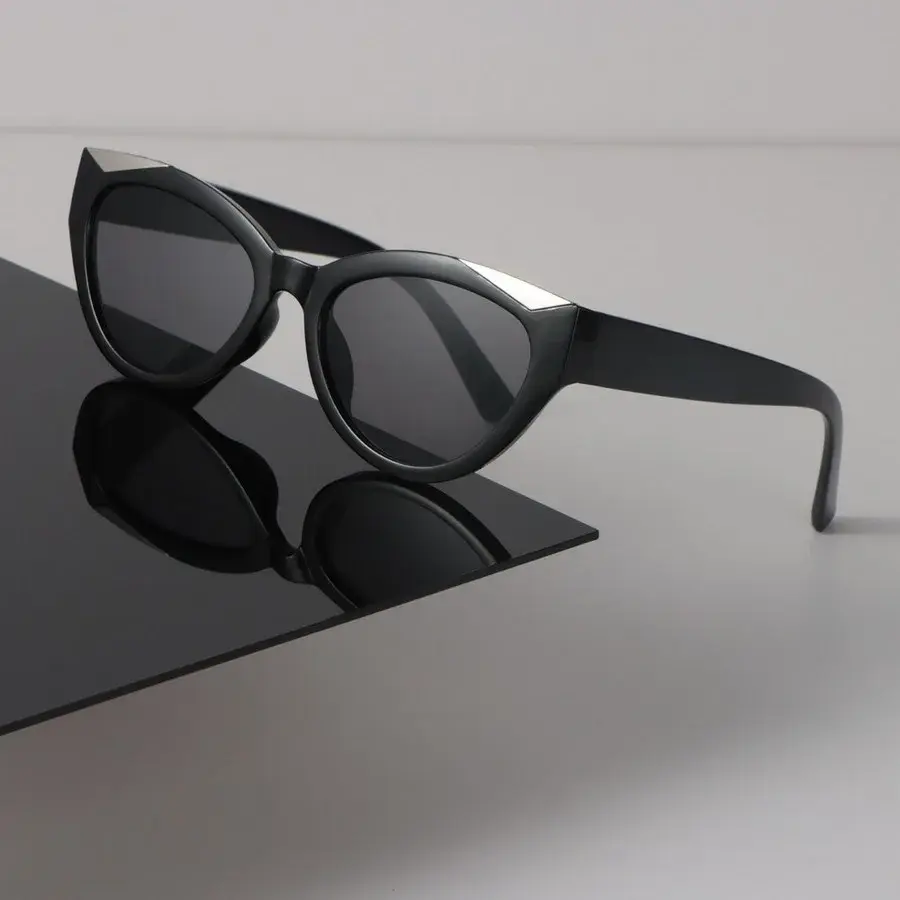 Luxury Cat Eye Sunglasses Women Men Cool Brand Designer Mirror Sun Glasses Female Male Gradient Colors Oculos De Sol