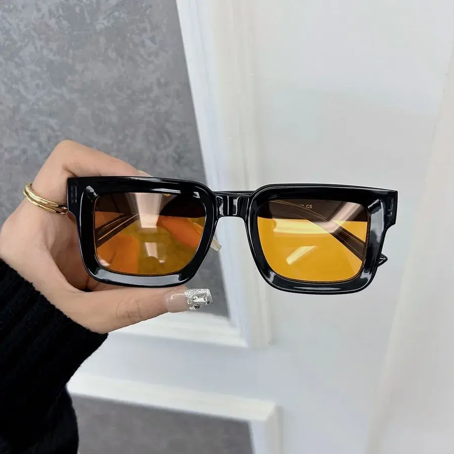 Brand Rectangle Sunglasses Women Men Classic Sun Glasses Female Male Designer Mirror Outdoors Travel Shades Oculos De Sol