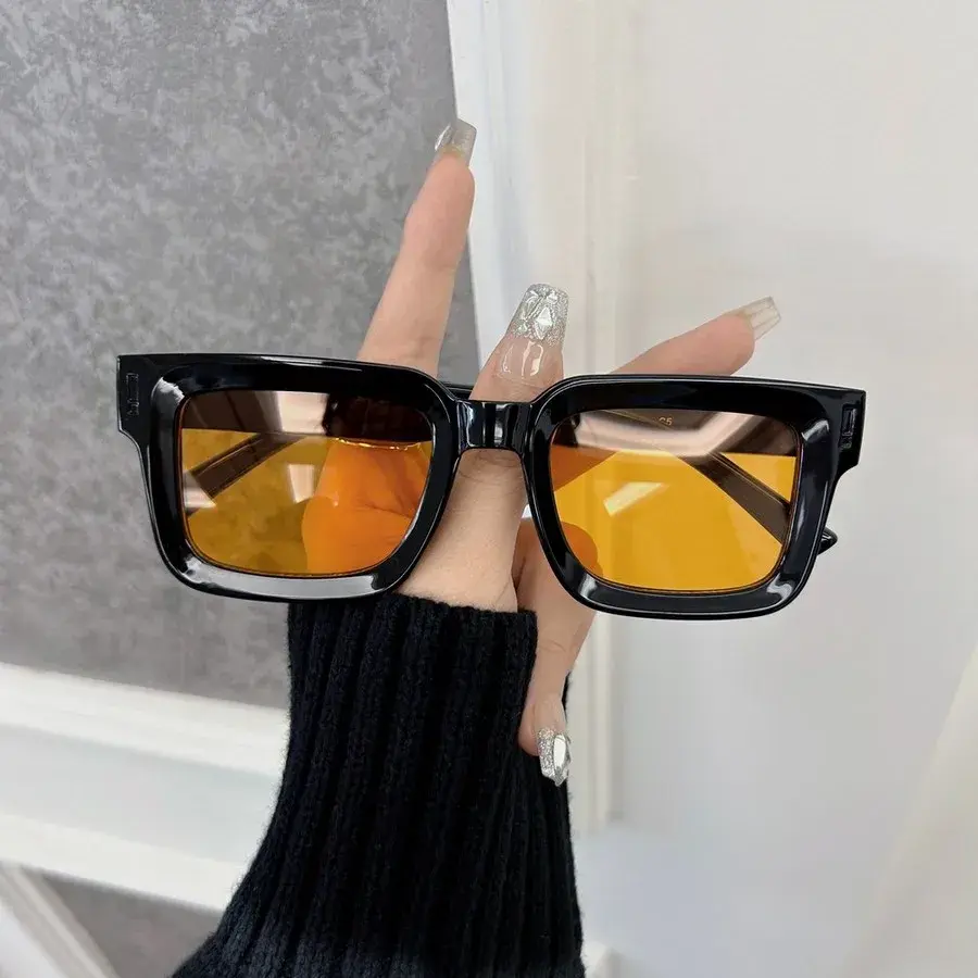 Brand Rectangle Sunglasses Women Men Classic Sun Glasses Female Male Designer Mirror Outdoors Travel Shades Oculos De Sol