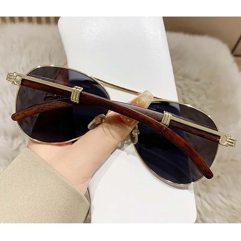 Mirror Square Round Sunglasses Women Men Luxury Casual Sun Glasses Metal Black Colors Designer Brand Outdoor Fashion