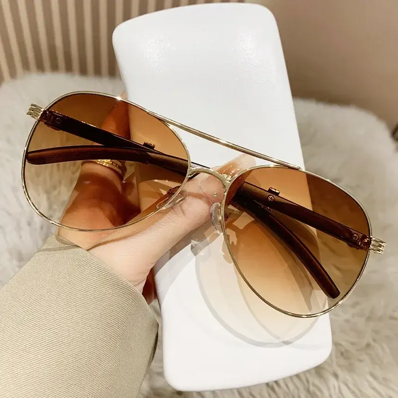 Mirror Square Round Sunglasses Women Men Luxury Casual Sun Glasses Metal Black Colors Designer Brand Outdoor Fashion