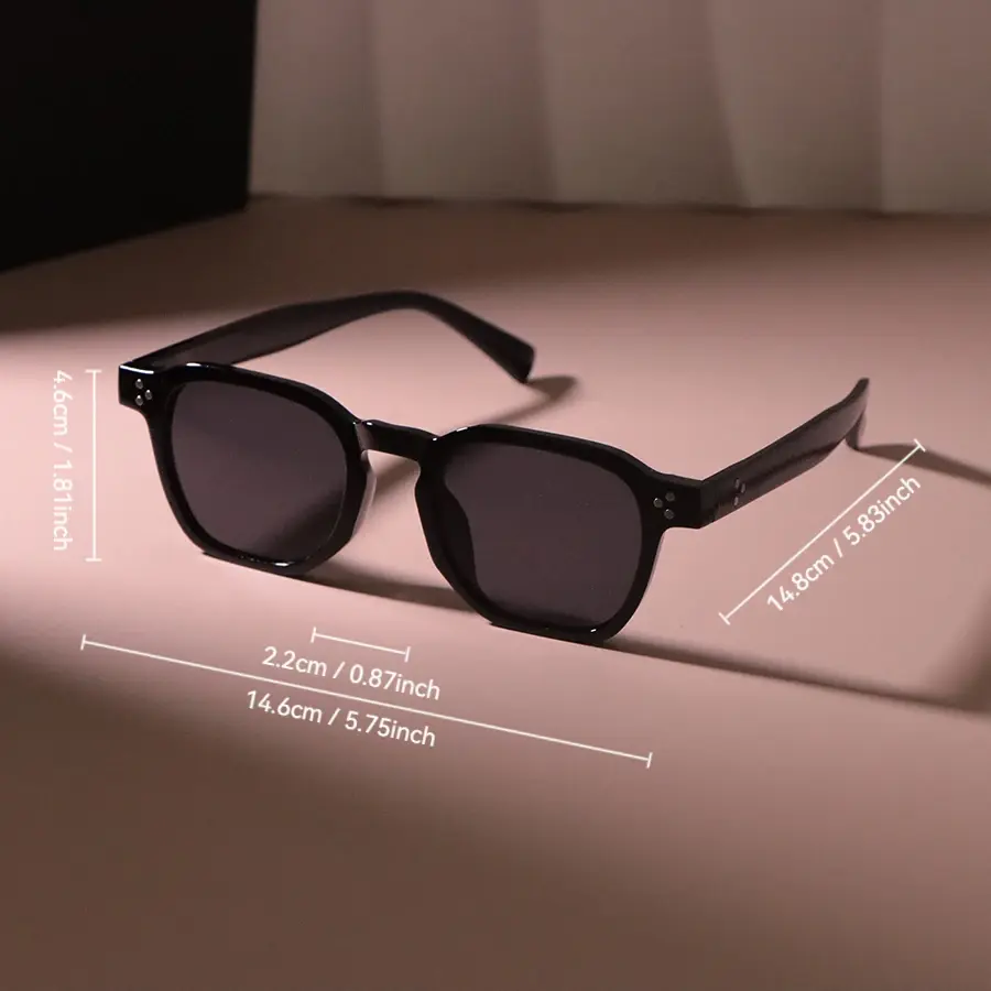 Vintage Square Sunglasses Women Men Fashion Retro Sun Glasses Female Male Designer Outdoors Mirror Punk Shades Oculos De Sol