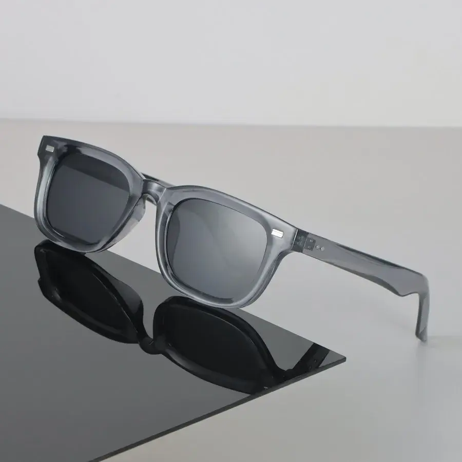 Fashion Sunglasses Women Men Square Mirror Lens Brand Designer Black Sun Glasses Trendy Eyewear Unisex Sexy Classic