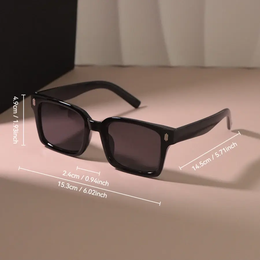 Vintage Square Sunglasses Women Men Fashion Retro Sun Glasses Female Male Designer Outdoors Mirror Punk Shades Oculos De Sol