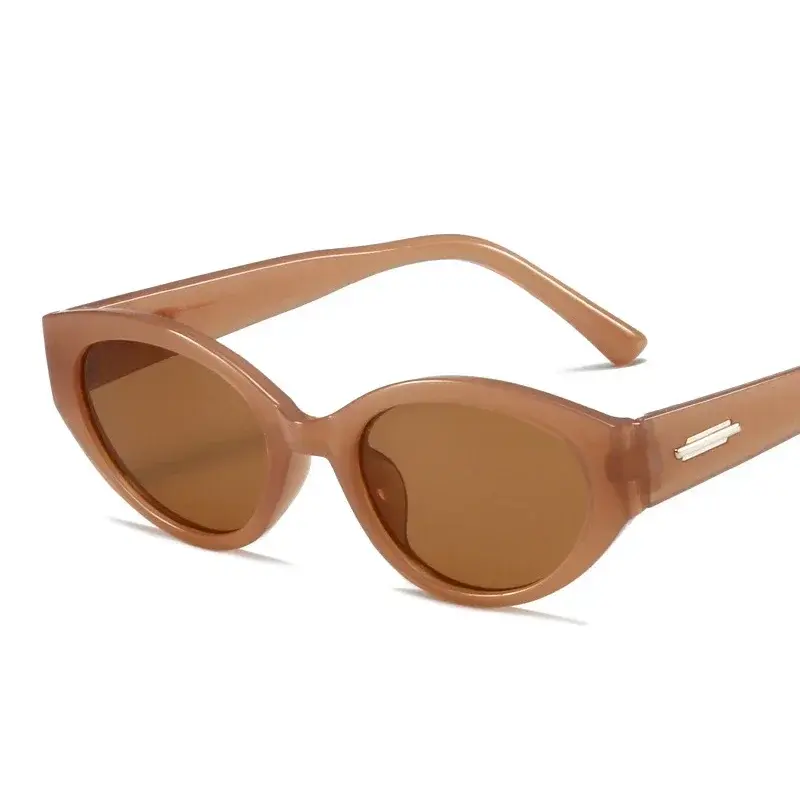 Small Oval Luxurious Sunglasses Women Men Brand Designer Fashion Sun Glasses Female Male Lovely Punk Mirror Oculos De Sol