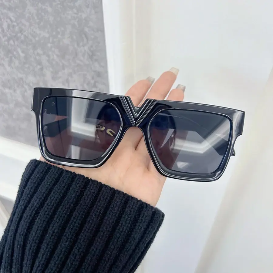 Square Sunglasses Women Men Vintage Designer Fashion Sun Glasses Female Male Brand Mirror Driving Frame Punk Oculos De Sol