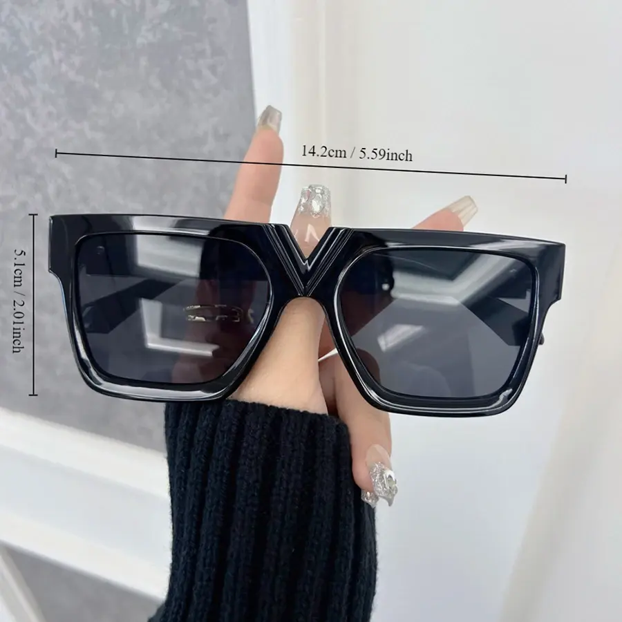 Square Sunglasses Women Men Vintage Designer Fashion Sun Glasses Female Male Brand Mirror Driving Frame Punk Oculos De Sol