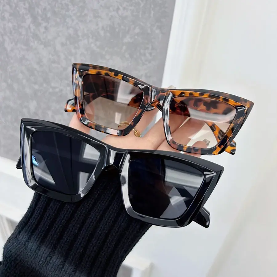 Square Sunglasses Women Men Vintage Designer Fashion Sun Glasses Female Male Brand Mirror Driving Frame Punk Oculos De Sol