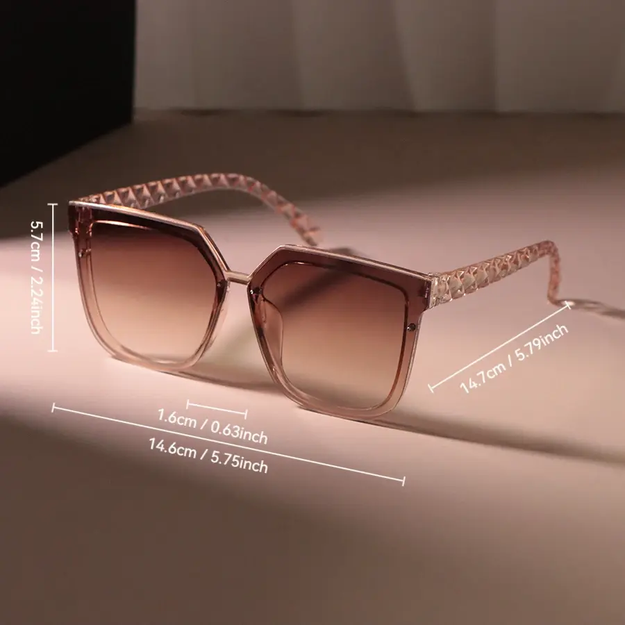 Classic Square Sunglasses Women Men Fashion Sun Glasses Female Male Designer Mirror Outdoors Travel Shades Oculos De Sol