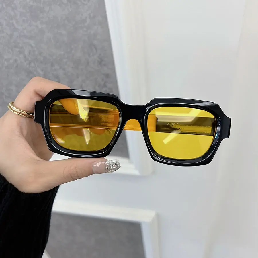 Retro Square Sunglasses Women Men Brand Classic Sun Glasses Female Male Fashion Designer Travel Casual Shades Oculos De Sol