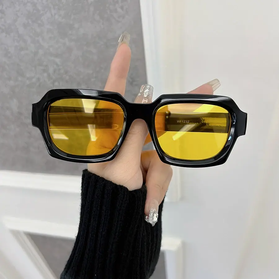 Retro Square Sunglasses Women Men Brand Classic Sun Glasses Female Male Fashion Designer Travel Casual Shades Oculos De Sol