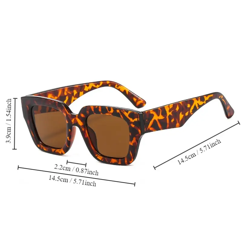 New Square Sunglasses Women Men Brand Designer Vintage Sun Glasses Female Male Fashion Shades Mirror Outdoor Oculos De Sol