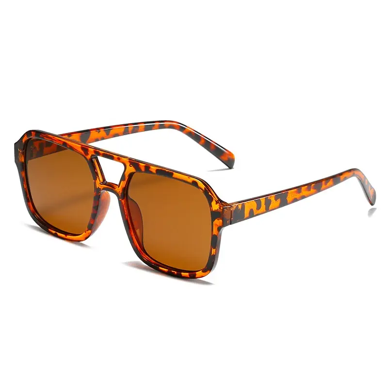New Fashion Square Sunglasses Woman Vintage Frame Female Mirror Sun Glasses Ocean Gradient Retro Designer Outdoor Oculos De Sol
