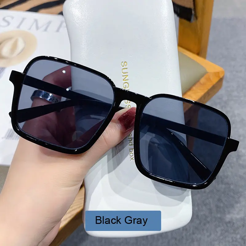 Fashion Half Frame Square Sunglasses Woman Brand Designer Mirror Sun Glasses Female Outdoor Travel Vintage Oculos De Sol