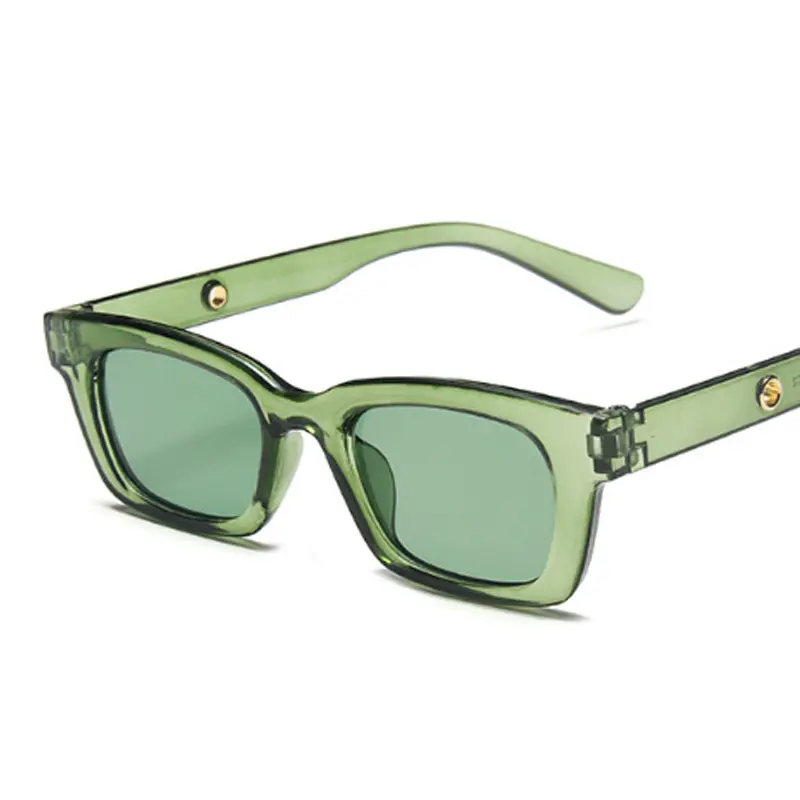 Square Retro Woman Sunglasses Brand Designer Fashion Small Round Sun Glasses Candy Colors Vintage Gradient Oculos De Sol