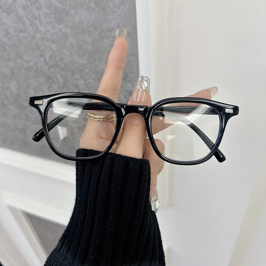Casual Clear Lens Eyeglasses Frame Male Brand Classic Glasses Men Women Oval Vintage Transparent Lens