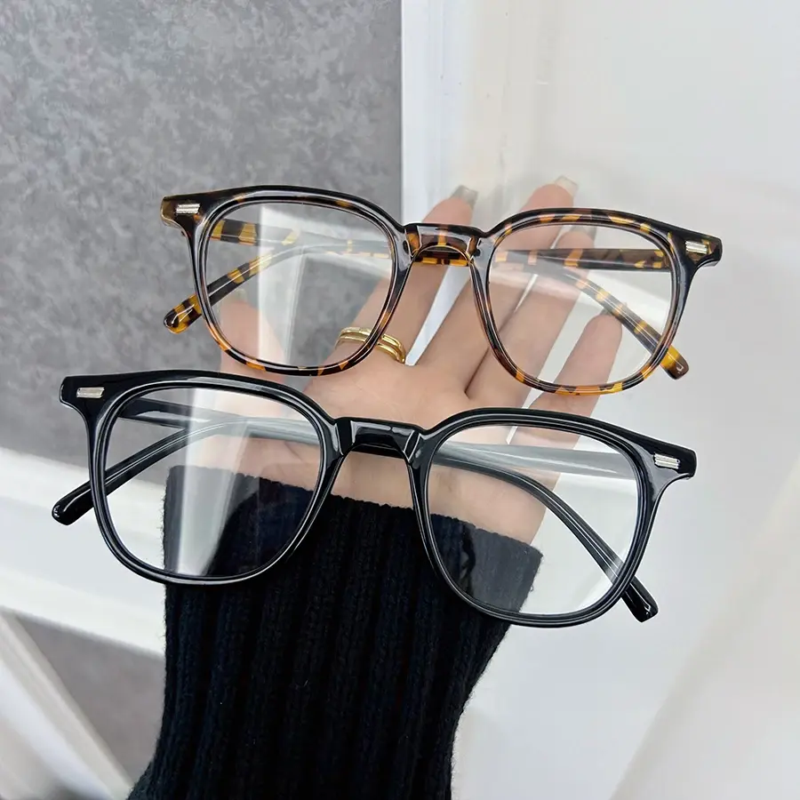 Casual Clear Lens Eyeglasses Frame Male Brand Classic Glasses Men Women Oval Vintage Transparent Lens