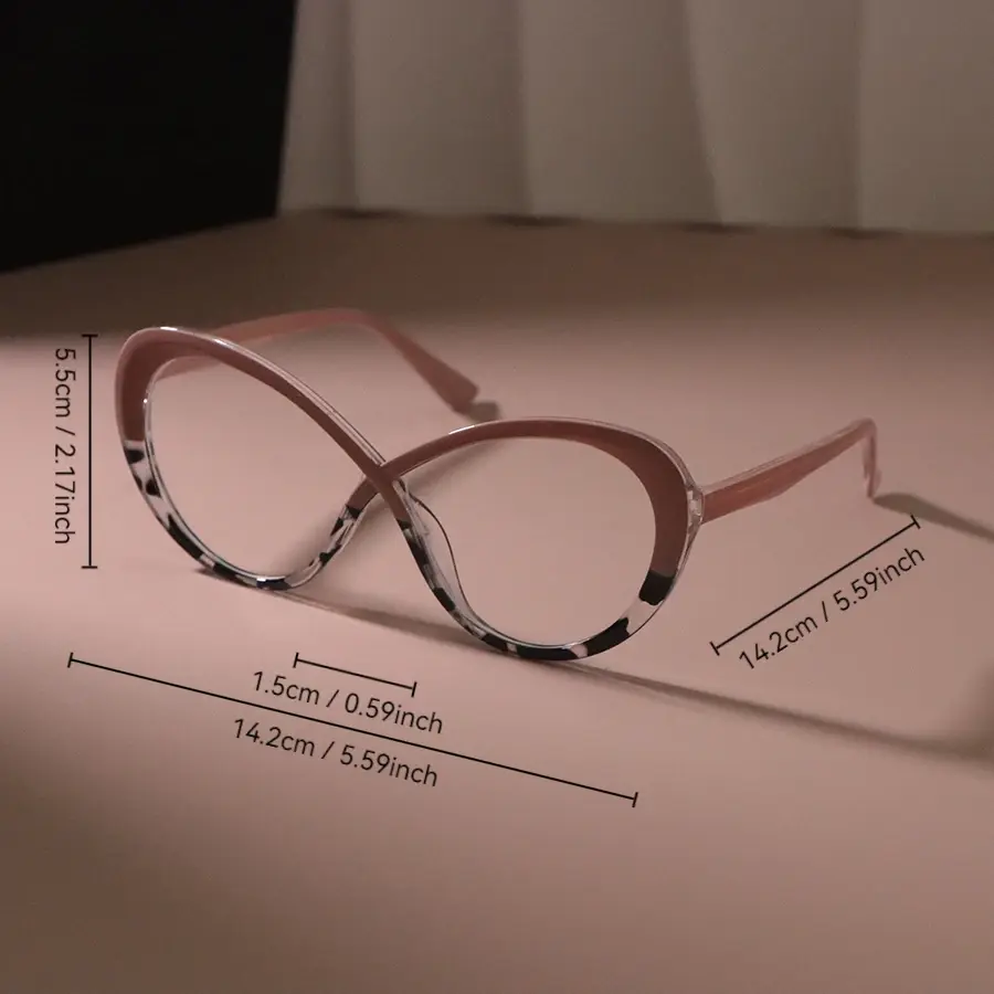 Elegant Oval Glasses Women Men Brand Circular Classic Eyeglasses Frame Male Clear Lens Unisex Fashion Transparent Lens Gafas