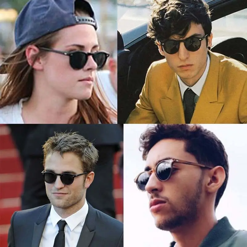 Fashion Round Cat Eye Sunglasses Retro Man Brand Design Woman Shades Sun Glasses Male Female UV400 Oculos De Sol