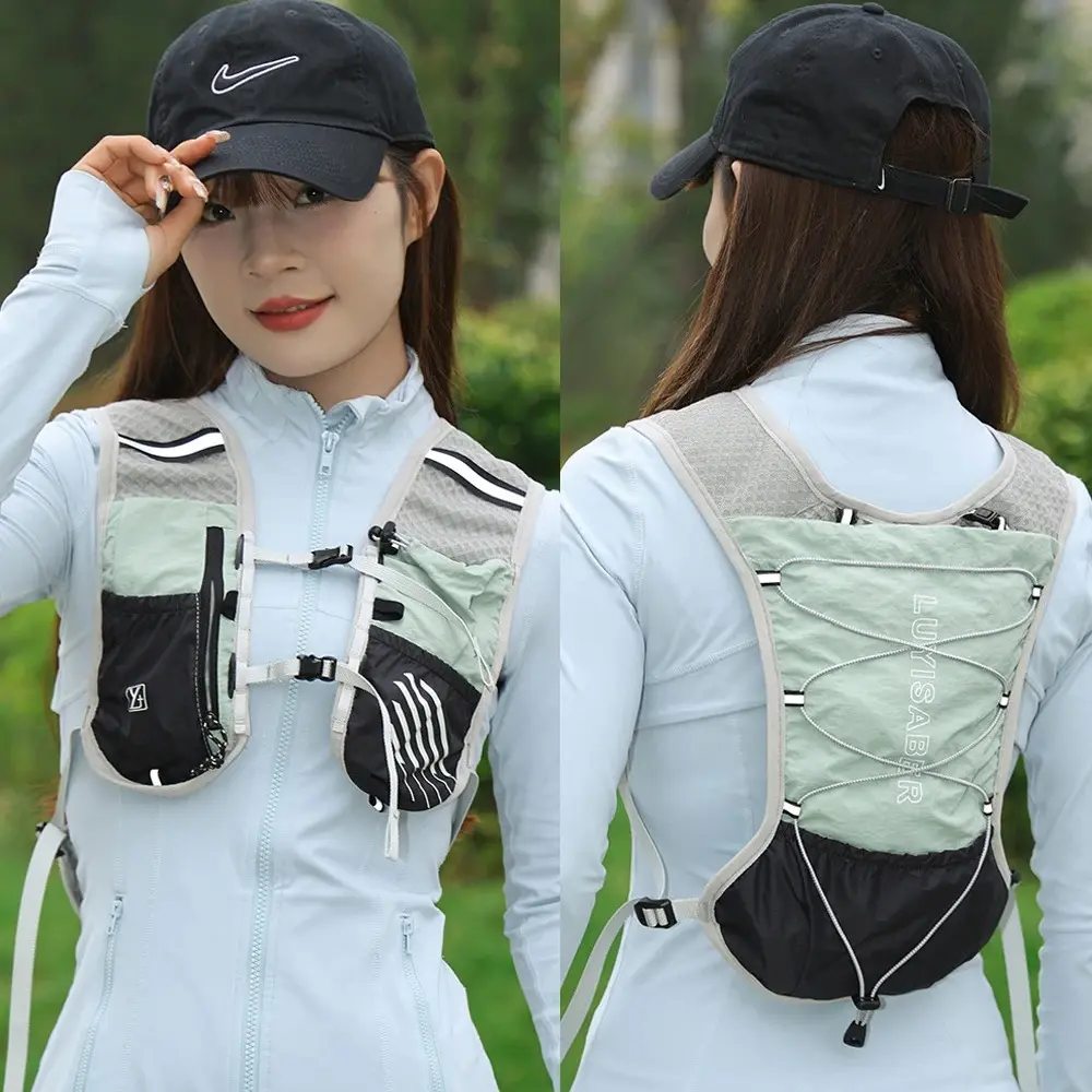 Hydration Backpack 2L Running Vest Ultralight Cycling Daypack Reflective For Men Women Running Hiking Marathon Cycling Vest