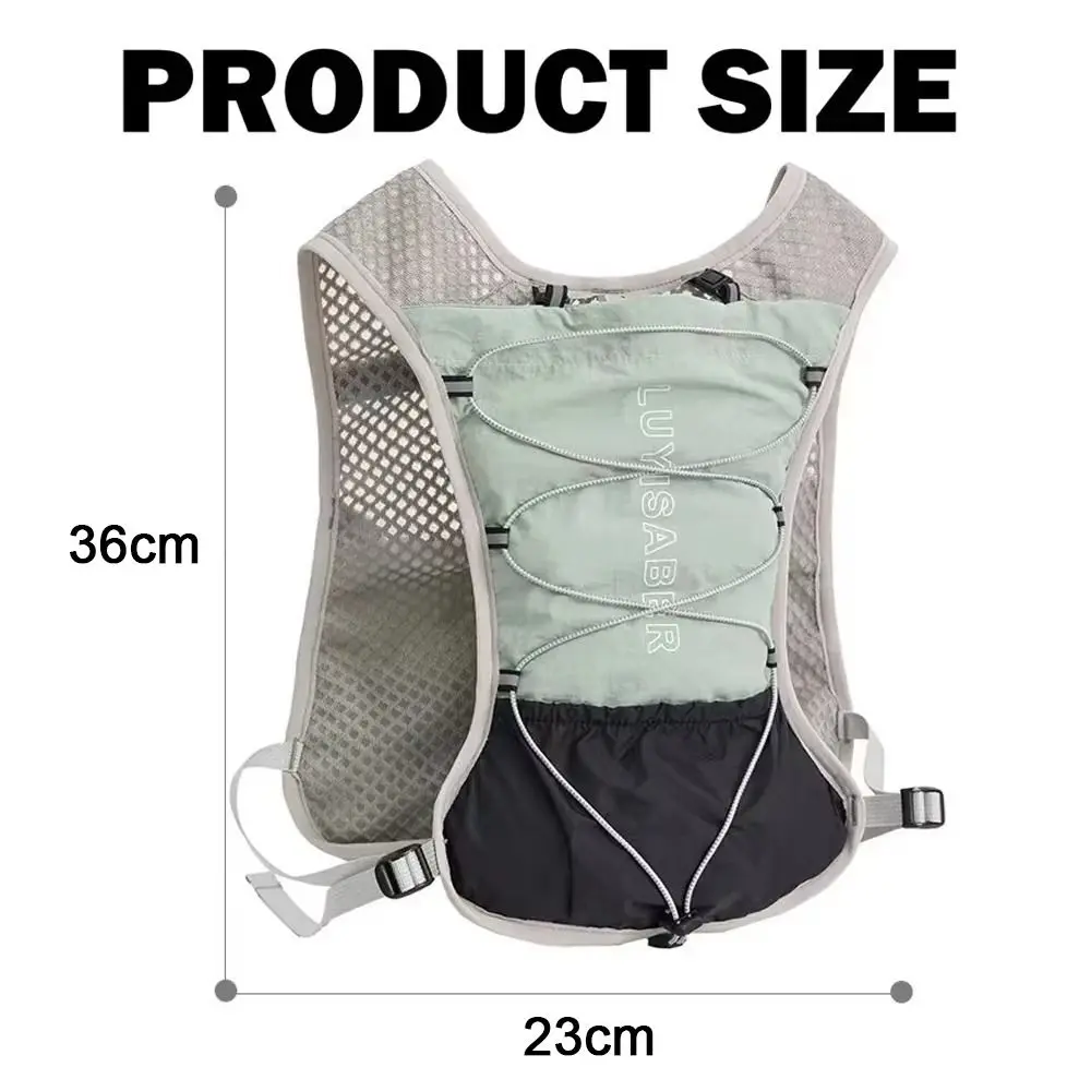 Hydration Backpack 2L Running Vest Ultralight Cycling Daypack Reflective For Men Women Running Hiking Marathon Cycling Vest