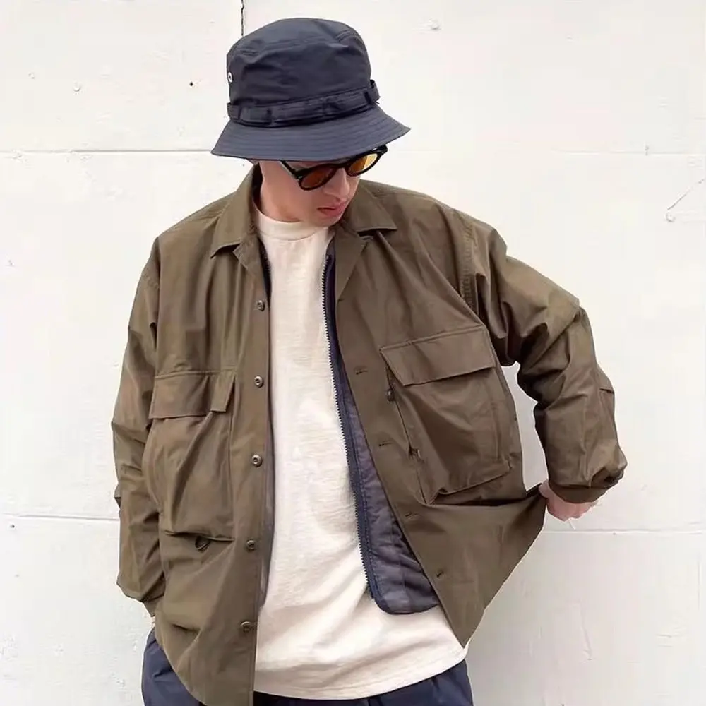 Hiking Caps Four Seasons Cotton Solid Bucket Hat with Small Pocket Fisherman Hat Outdoor Travel Sun Cap for Men and Women