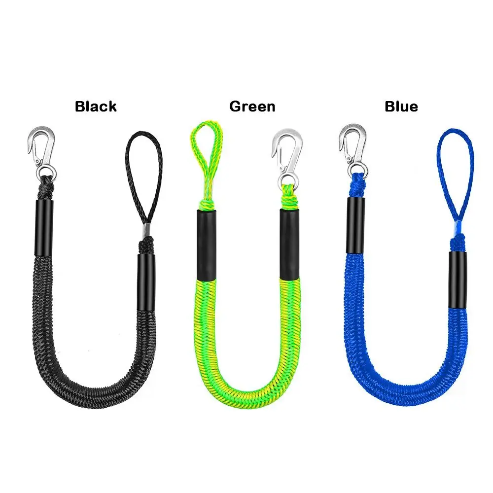 High Quality 4FT Kayak Boat Bungee Elastic 3 Colors Watercraft Sea Doos Jet Ski Pontoon Canoe Docking Rope Outdoor Accessories