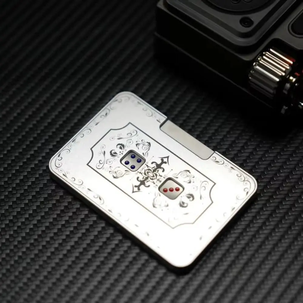 Mechanical Dice Stress Relief Press Dice Game Mechanical Dice Fidget Toy Portable Auto Dice Playing Cards Game Dice Spinner