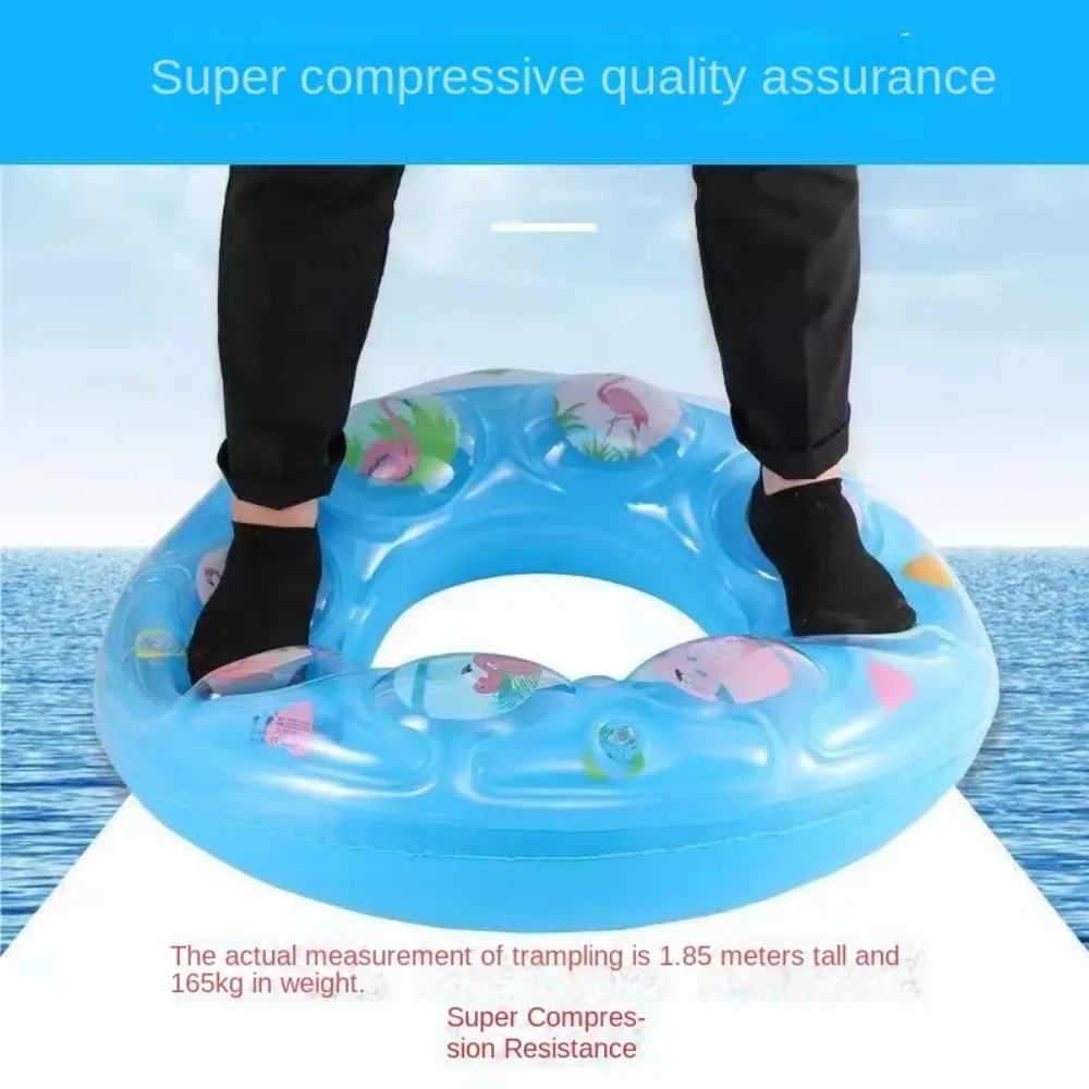 Thickened PVC Double Layer Airbag Swimming Ring Crystal Ring Baby Inflatable Armpit Ring Child Life Preserver Swimming Rings
