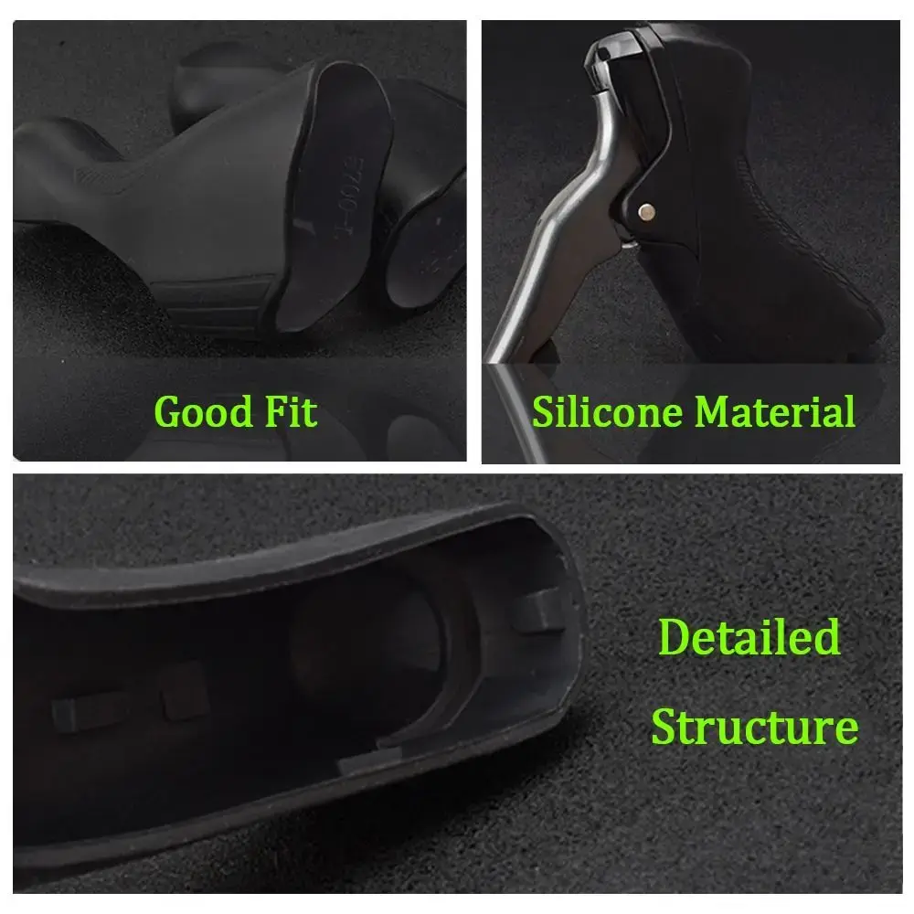 1 Pair Silicone Shifter Cover Set Road Bike Lever Cover Road Bike Lever Hoods for for SENSAH 7/8/9/10/11/12 Speed