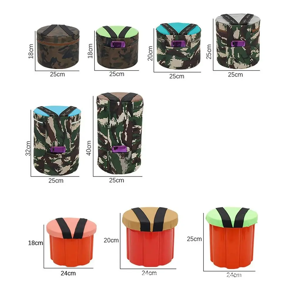 18/20/25cm Portable  Garden Wearable Stool Lightweight Bench Chair Seat Round Stool Outdoor Fishing Chair Workseat