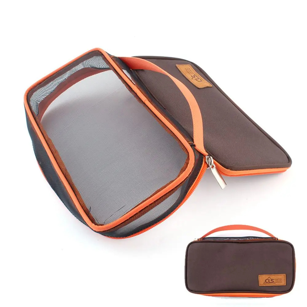 Camping Eating Utensils Storage Bag Outdoor Portable Cutlery Pouch Organizer Tableware Pouch Large-capacity Multi-function Bag