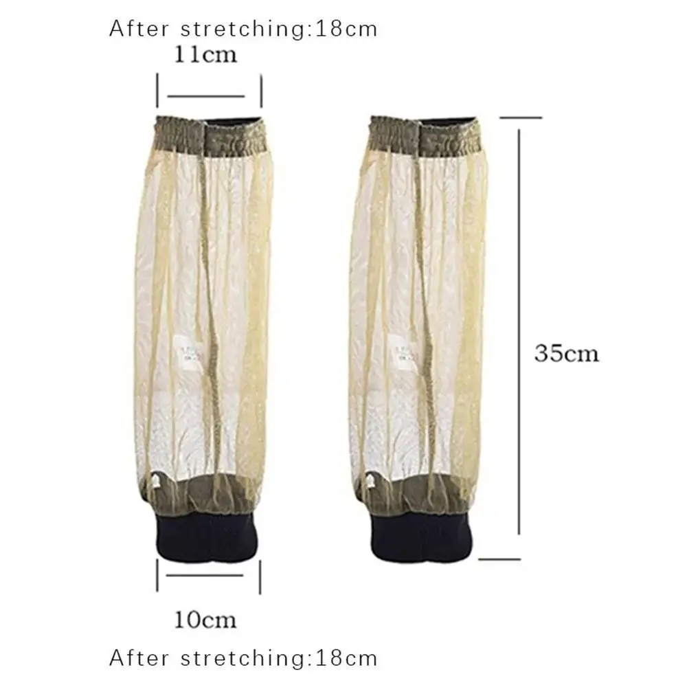 1 Pair Summer Mesh Anti-mosquito Foot Cover Lightweight Breathable Mosquito Foot Protection Portable Jungle Mosquito Sock