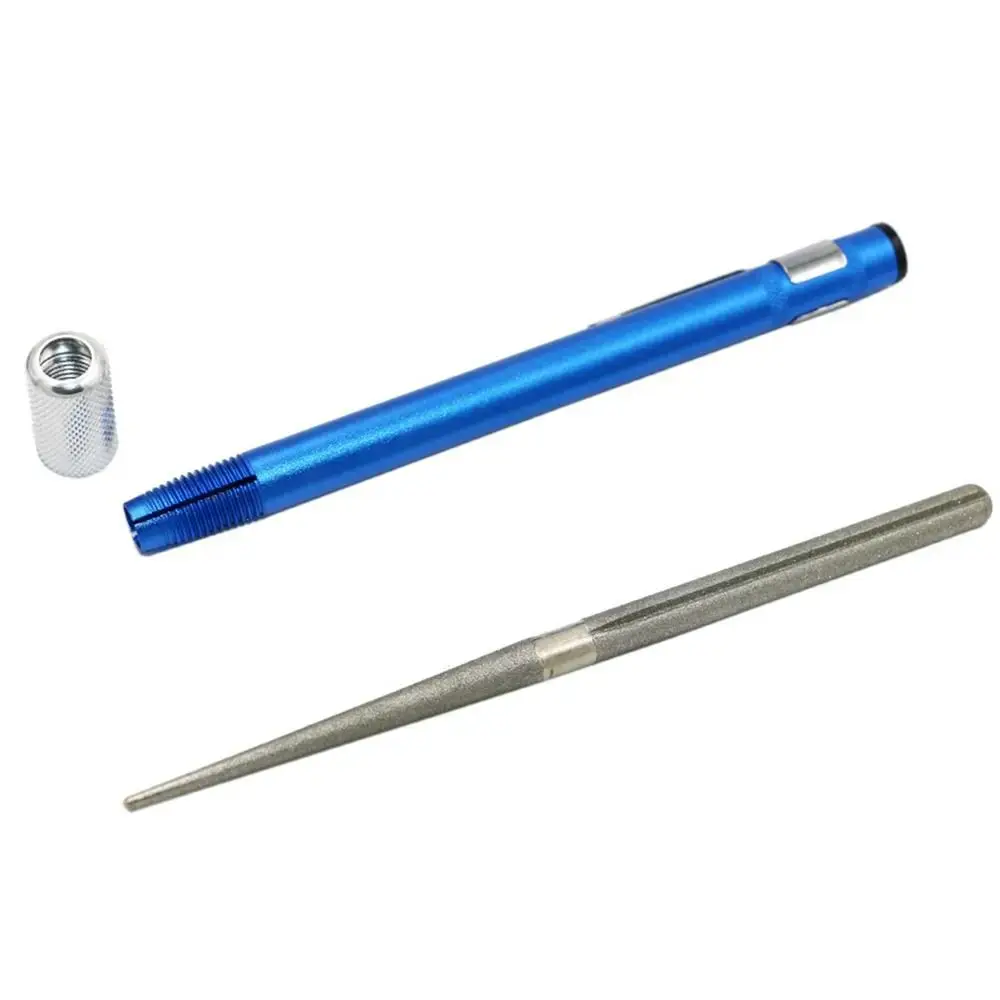 2024 Sharpener Fishing Hook Sharpener Mini New Arrivals Pen Sharpener Convenient Diamond Pen shaped Outdoor Tool