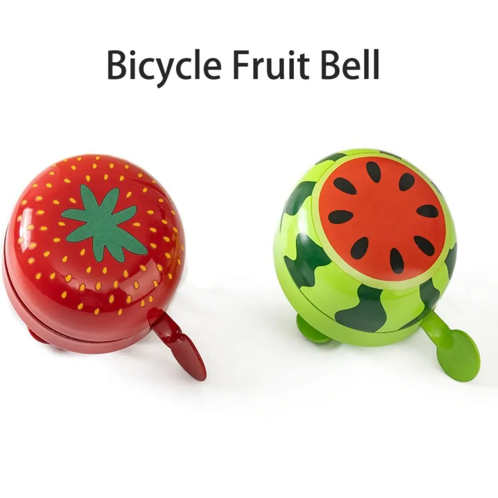 Cartoon Watermelon Strawberry Pattern Bell Bike Bell Mountain Bike Bell Kids Scooter Bell Children Bike Bell Bicycle Equipment