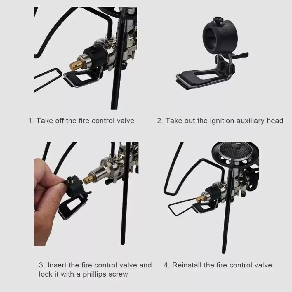 Spider Stove Ignition Switch for Soto 310 Soto340 Ignition Assist Button Igniter Ignition Assist Rod Camping Outdoor Stove Parts