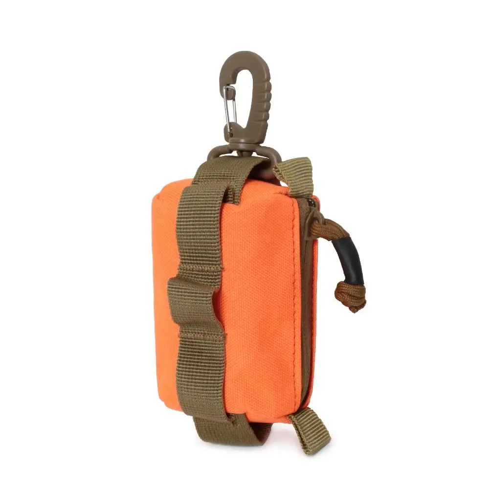 Durable Outdoor Mountaineering Bag with Triangular Buckle Portable Men Waist Key Bag 8 Colors Mini Money Coin Wallet Pouch