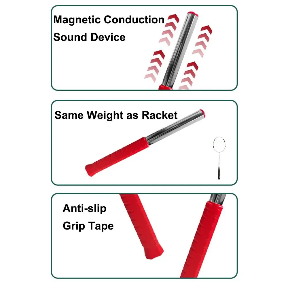 Manual Badminton Racket Swing Training Tools Sound Feedback With Magnetic Resistance Swing Trainer Racket Swing Practice FitnesS
