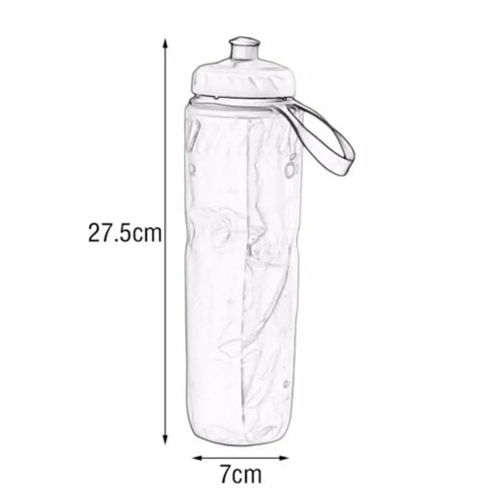 3 Colors Travel Gym Cycling Equipment Dual Layer Thermal Keeping Bicycle Water Bottles Sports Bottle Drinking Canteen Sport Cup