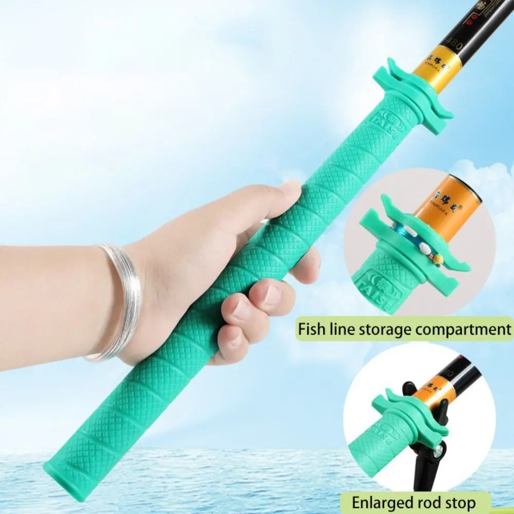 Silicone Fishing Rod Handle Wrap Replaceable Universal Non Slip Grips Cover Heat Shrink Tube Hand Pole Grips Fishing Accessorie