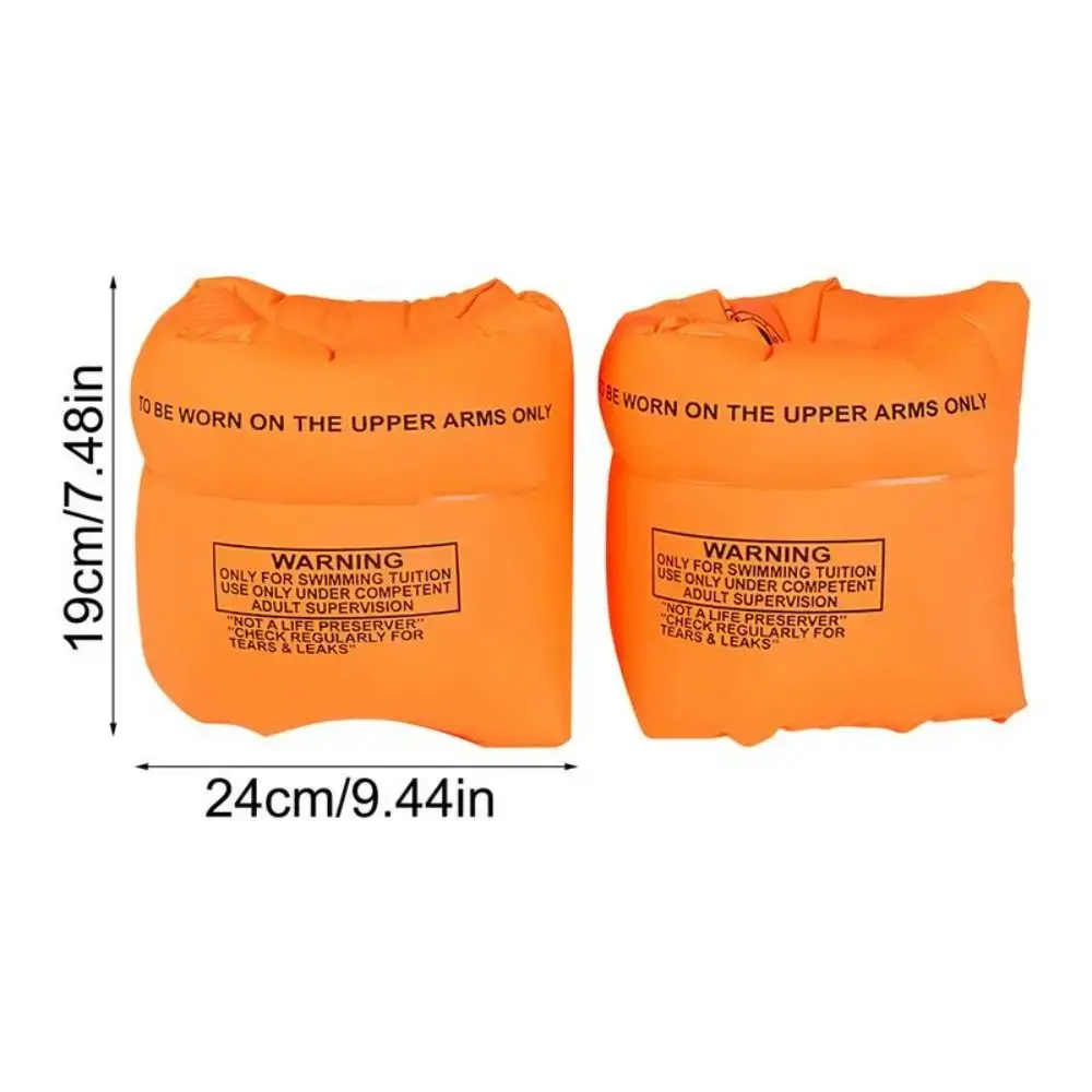 2PCS Safety Training Arm Bands Rings Swimming Circle Swim Training Swimming Arm Rings Pool Armbands Inflatable Floats Hand Kids