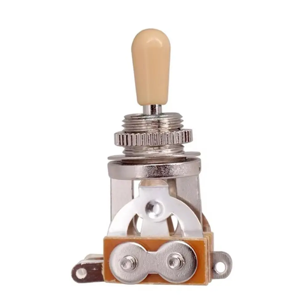 3 Way Guitar Selector Pickup Toggle Switch with Tip Cap for Les Paul New Pickup Toggle Switch Musical Instruments Guitar Parts