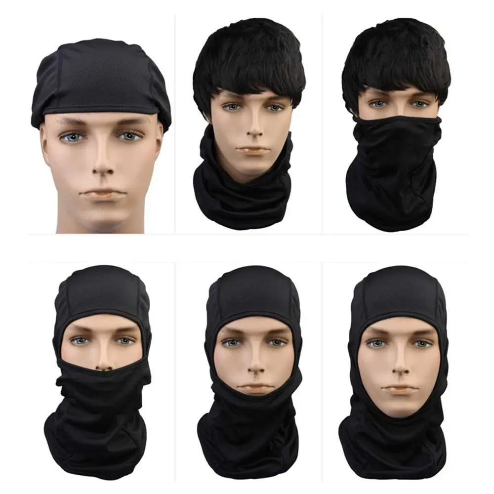 New Balaclava Face Mask Elastic Breathable Mesh Fabric Cycling Mask Running Wind-proof Ski Mask Hood Women Cycling Face Mask