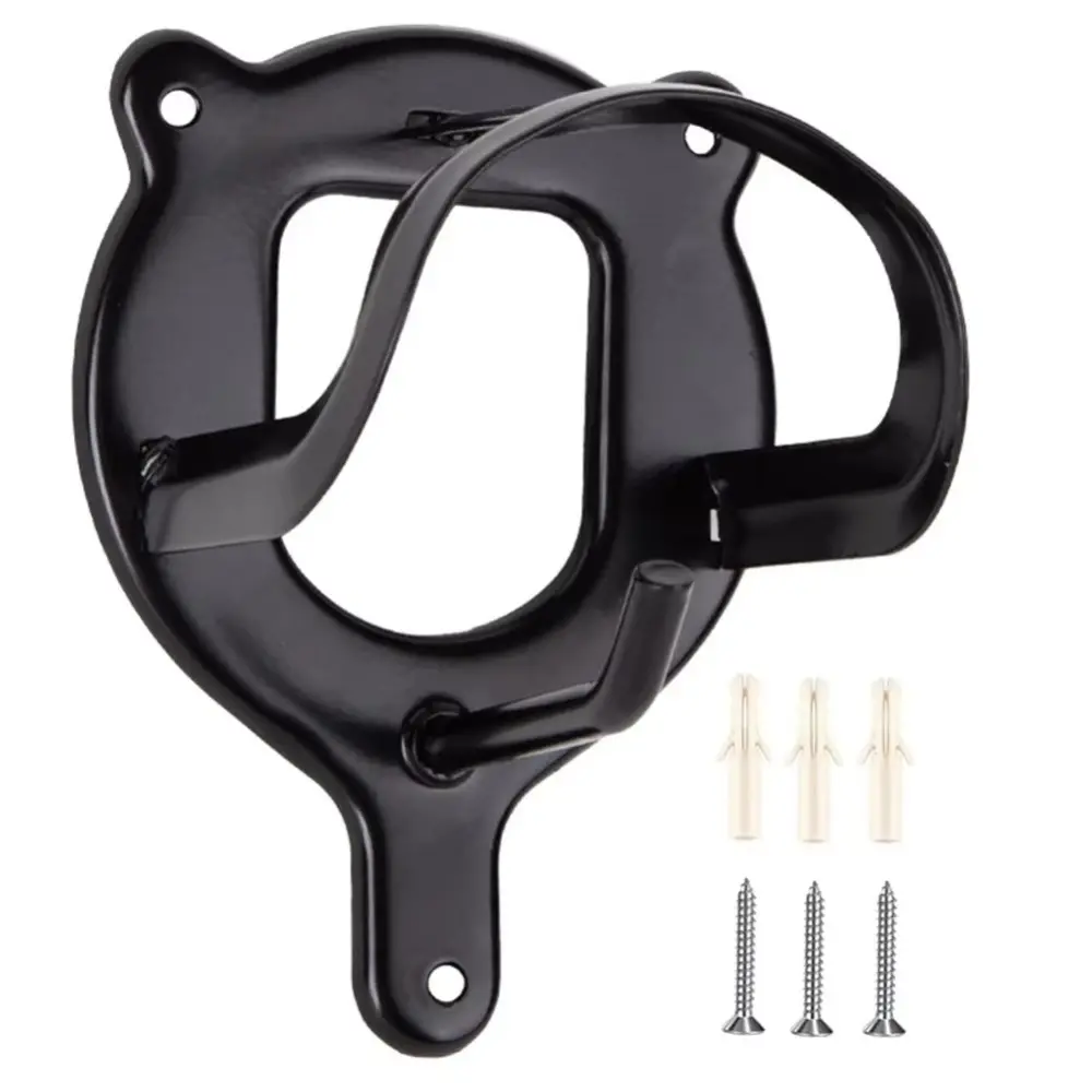 Durable With Hooks Metal Saddle Racks Pipes & Screws Wall Mounted Halter Hanger Multi-Functional Bridle Holder Ranch