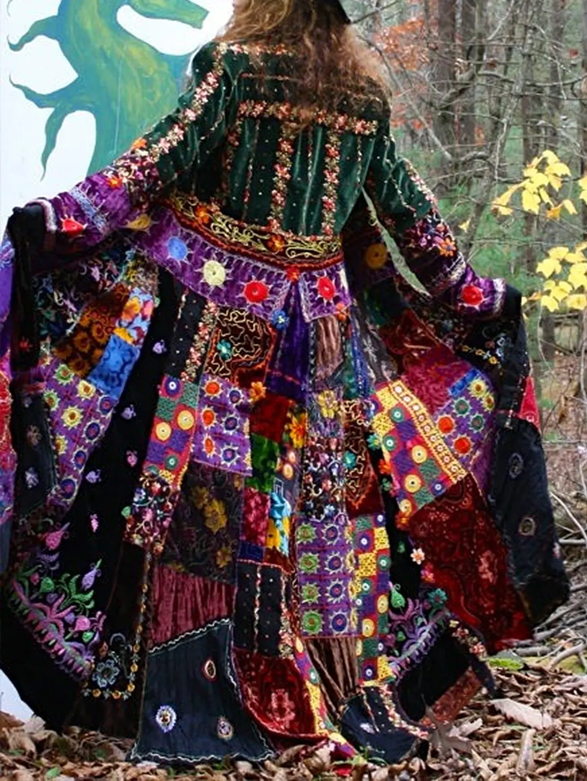 Women Flroal Printed Velvet Pleated Dress Turn Down Collar Mori Girl Vintage Casual Long Sleeve Patchwork Outerwear Dresses 2025