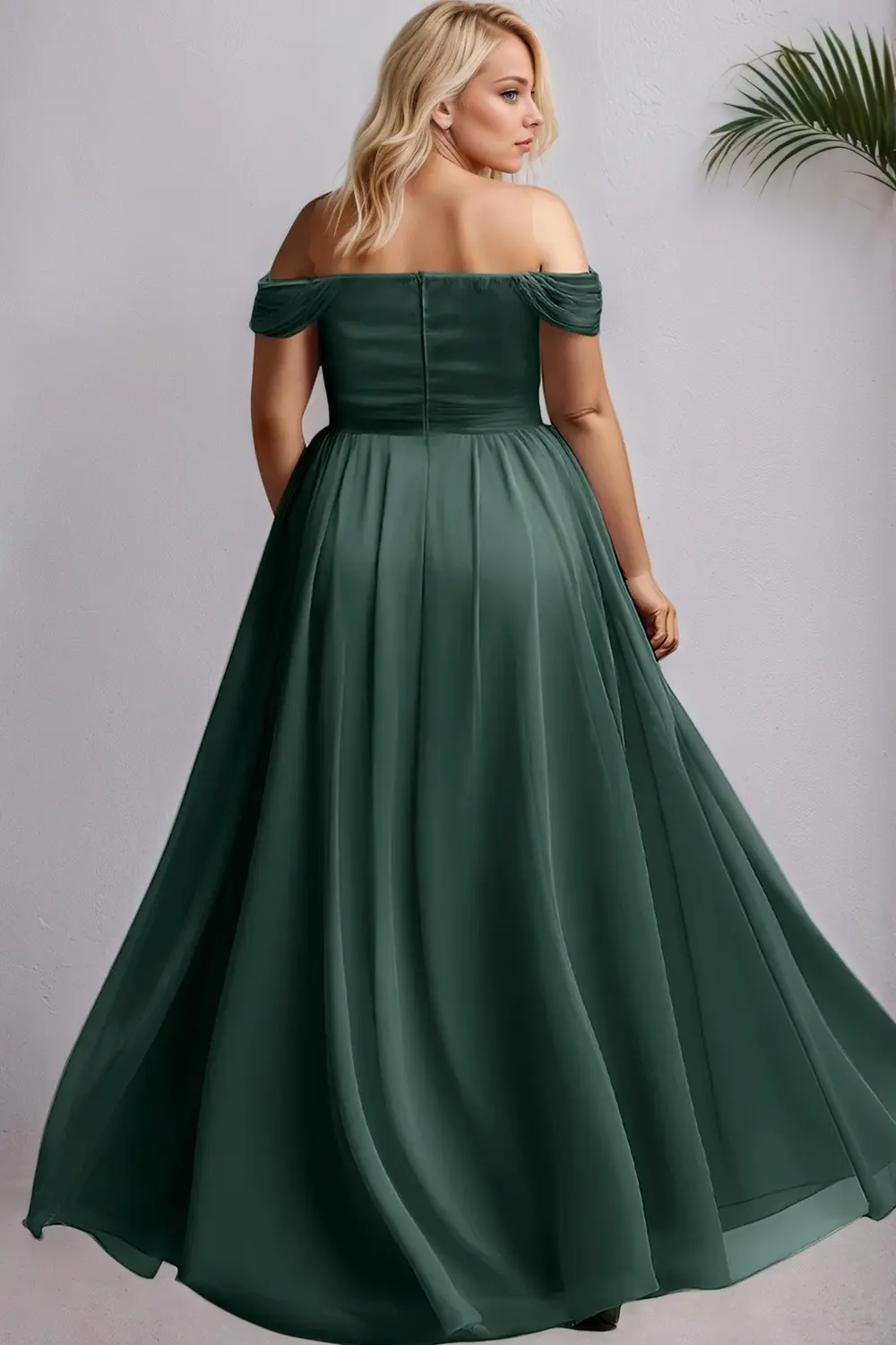 Women's Elegant Evening Dress Off the Shoulder Chiffon Pleated A-Line Party Cocktail Wedding Guest Maxi Dresses for Women 2025