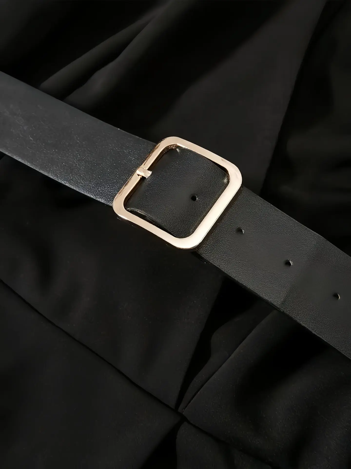 Office Lady Black Slim Dress Long Sleeve Stand Collar V-Neck Elegant Autumn Dress Vintage Casual Solid Pencil Dress with Belt